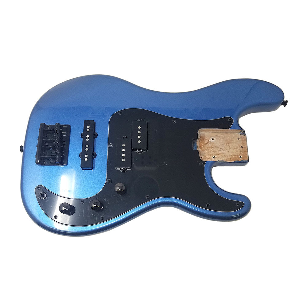 Allen Eden Guitars Electric Bass Loaded Body Midnight Blue