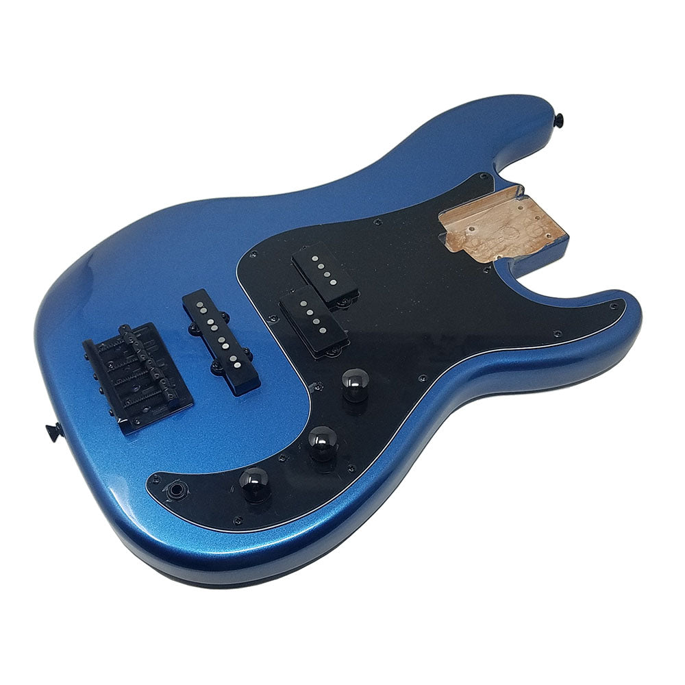 Allen Eden Guitars Electric Bass Loaded Body Midnight Blue