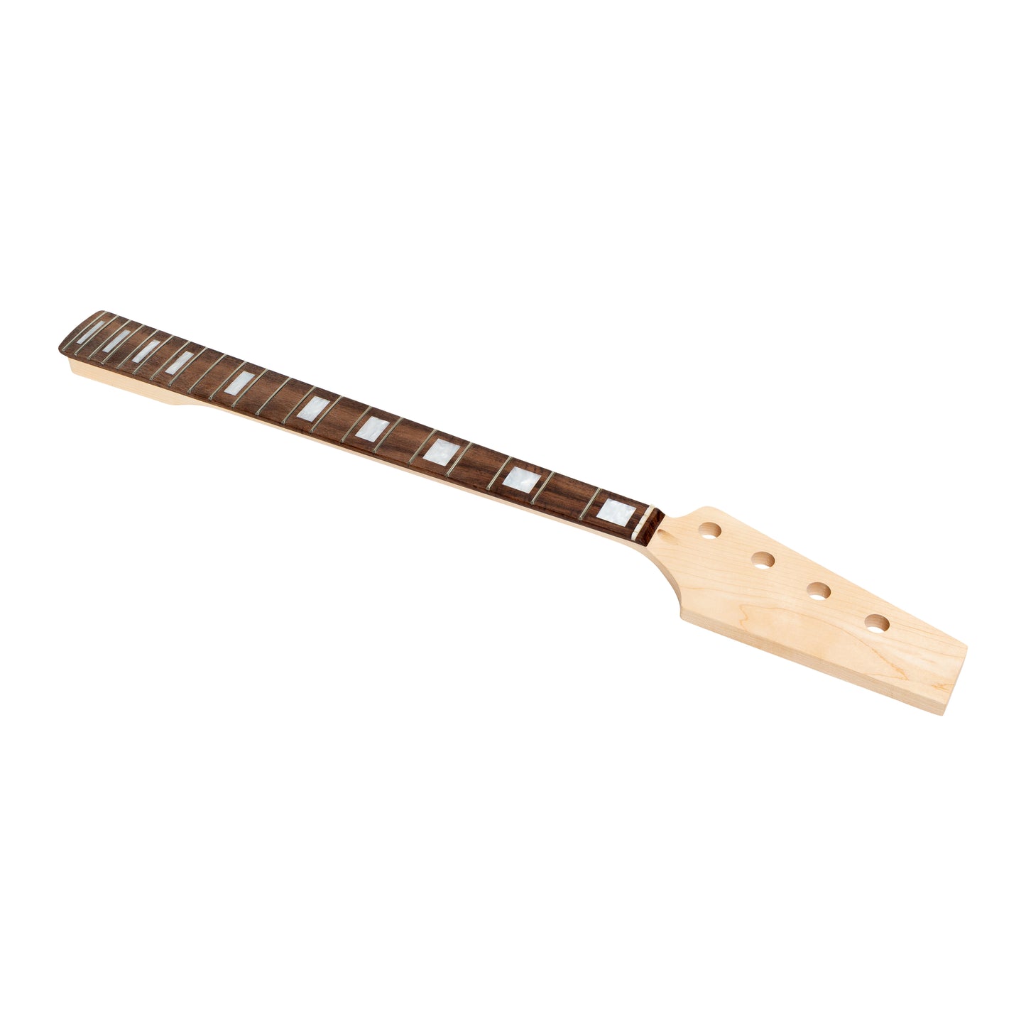 AE Guitars® Short Scale Bass Neck Rosewood Block Inlay