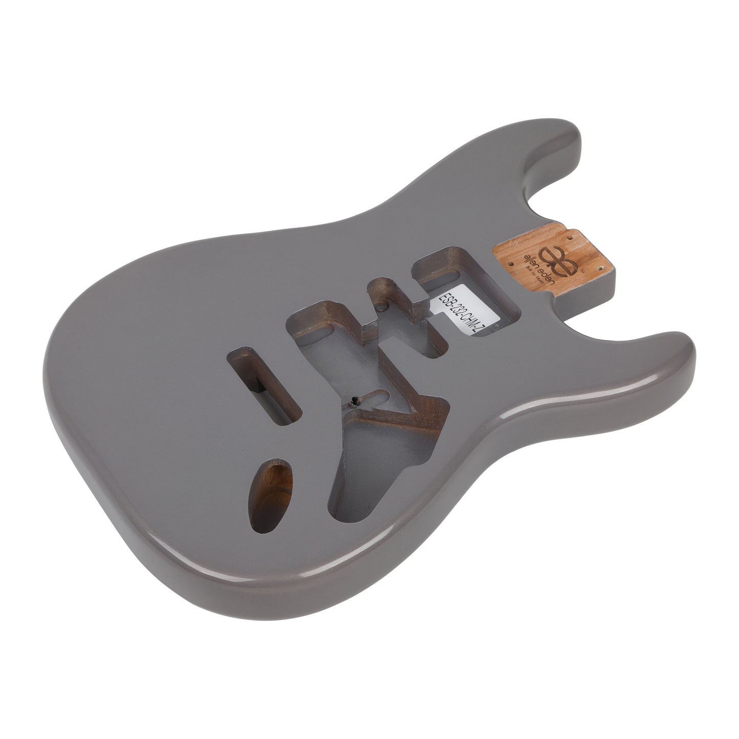 AE Guitars® S-Style Alder Replacement Guitar Body Charcoal Metallic