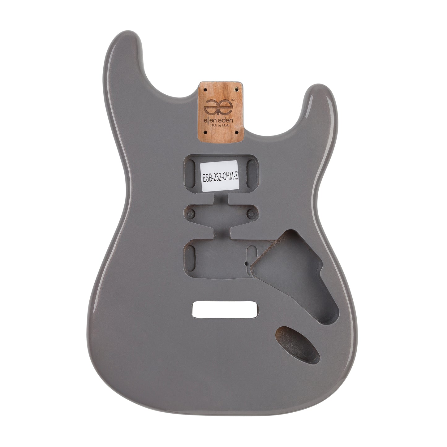 AE Guitars® S-Style Alder Replacement Guitar Body Charcoal Metallic