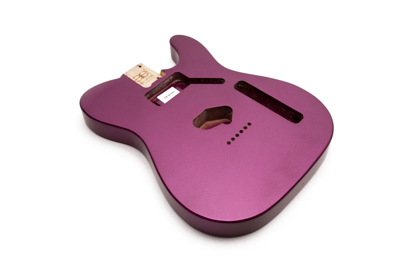 AE Guitars® T-Style Paulownia Replacement Guitar Body Purple Sparkle