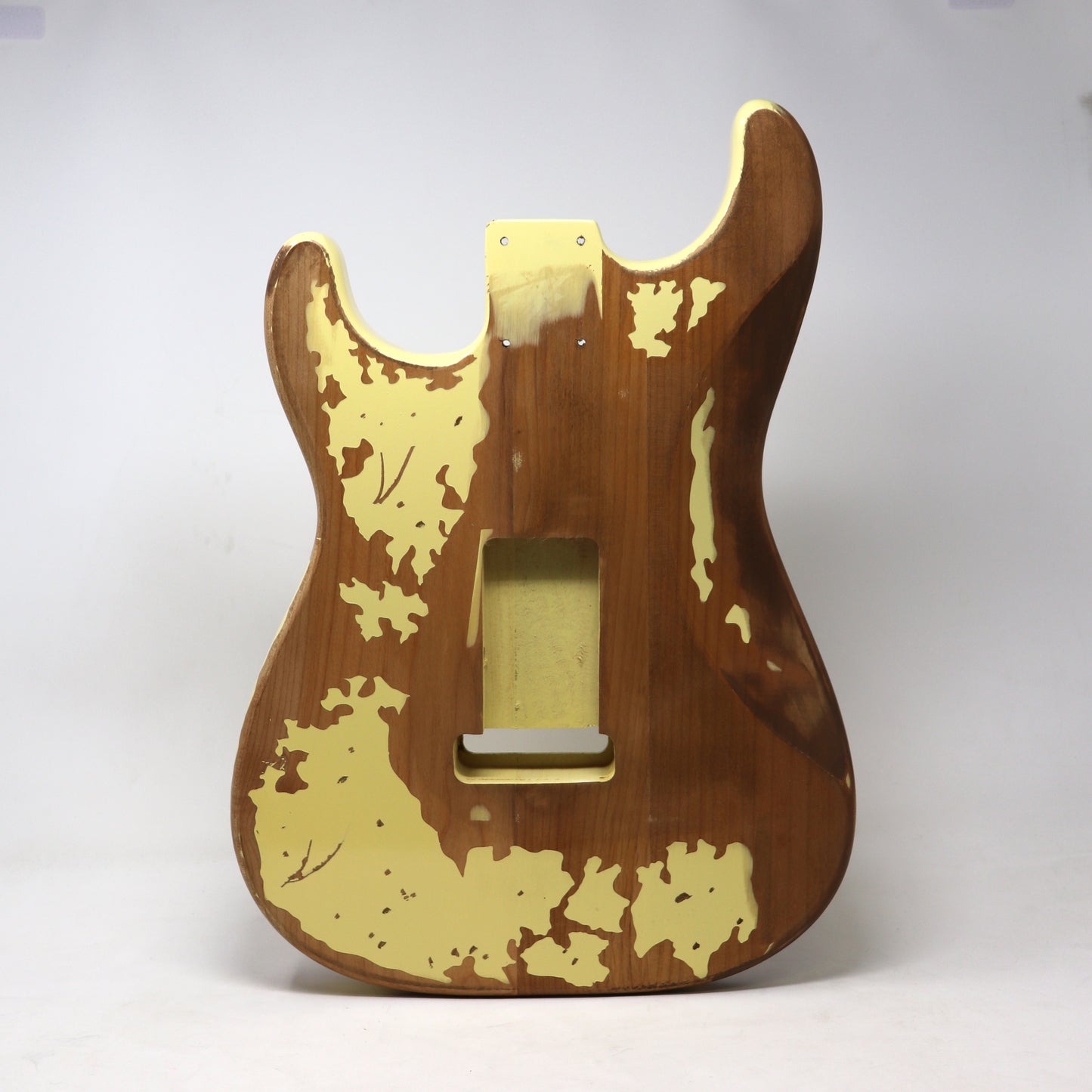 AE Guitars® S-Style Alder Replacement Guitar Body Relic Nitro Top Vintage White