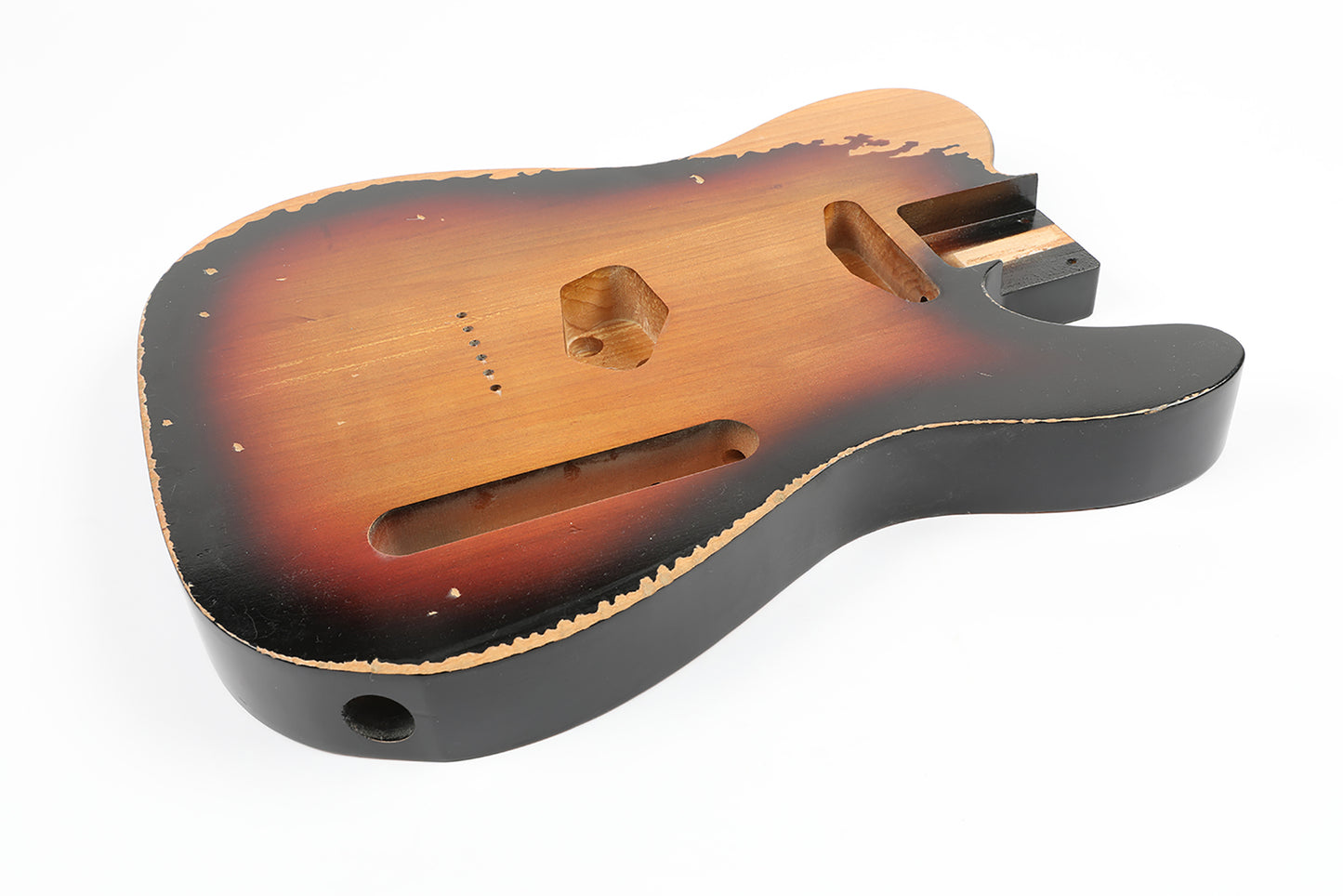 AE Guitars® T-Style Alder Replacement Guitar Body Relic Nitro Top Sunburst
