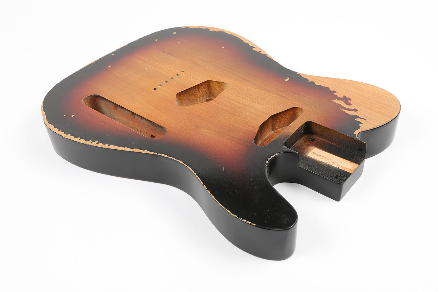 AE Guitars® T-Style Alder Replacement Guitar Body Relic Nitro Top Sunburst