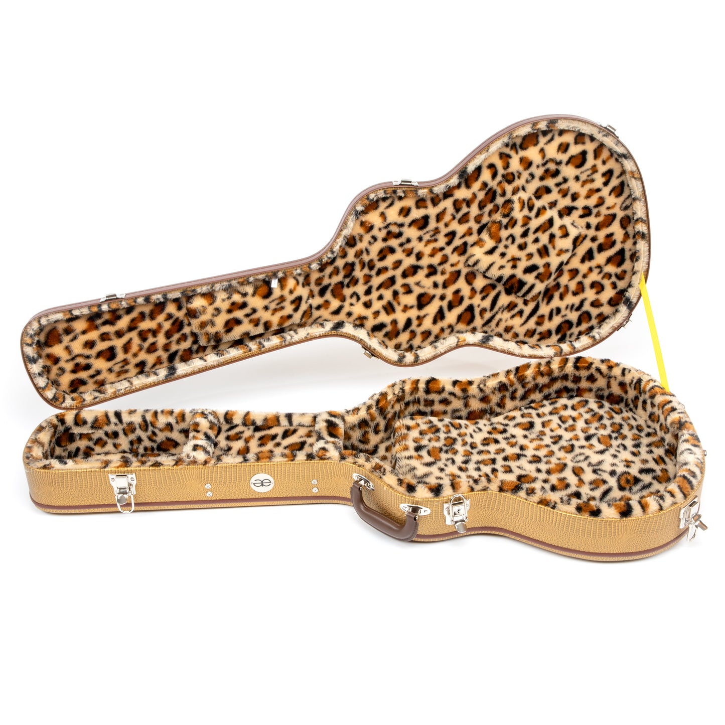 Allen Eden Alligator Leather 335 Case with Alligator Tolex/Leopard Interior
