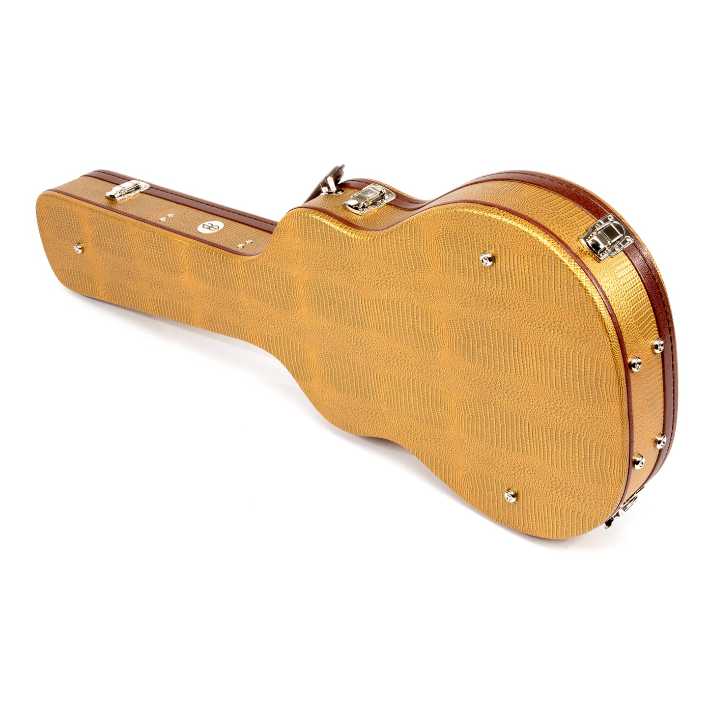 Allen Eden Alligator Leather 335 Case with Alligator Tolex/Leopard Interior