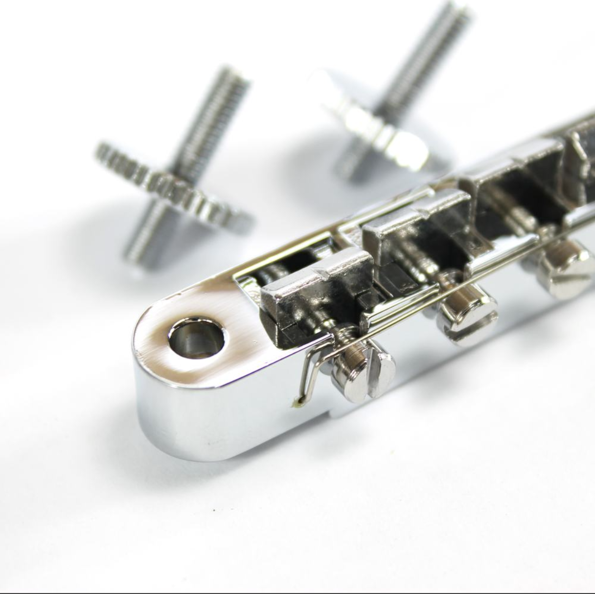 Tune-O-Matic Guitar Bridge Modern Spacing - Chrome