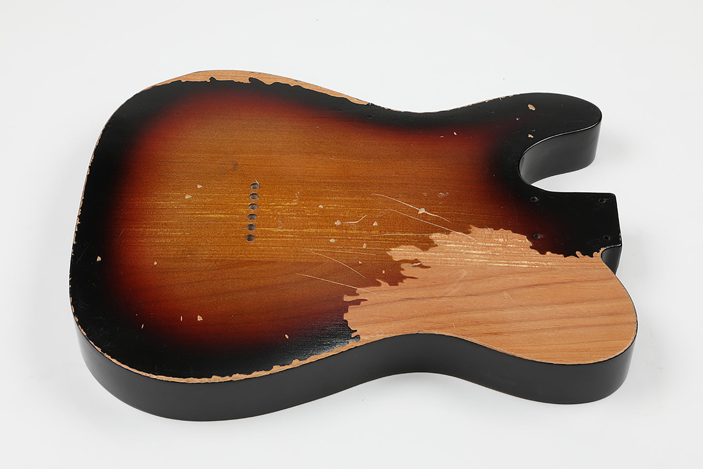 AE Guitars® T-Style Alder Replacement Guitar Body Relic Nitro Top Sunburst