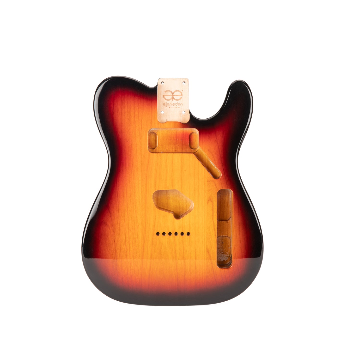 AE Guitars® T-Style Alder Replacement Guitar Body Nitro Base Sunburst