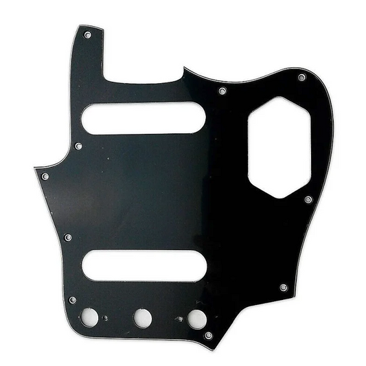 American Vintage Series Jaguar Pickguard Black 10-Screw