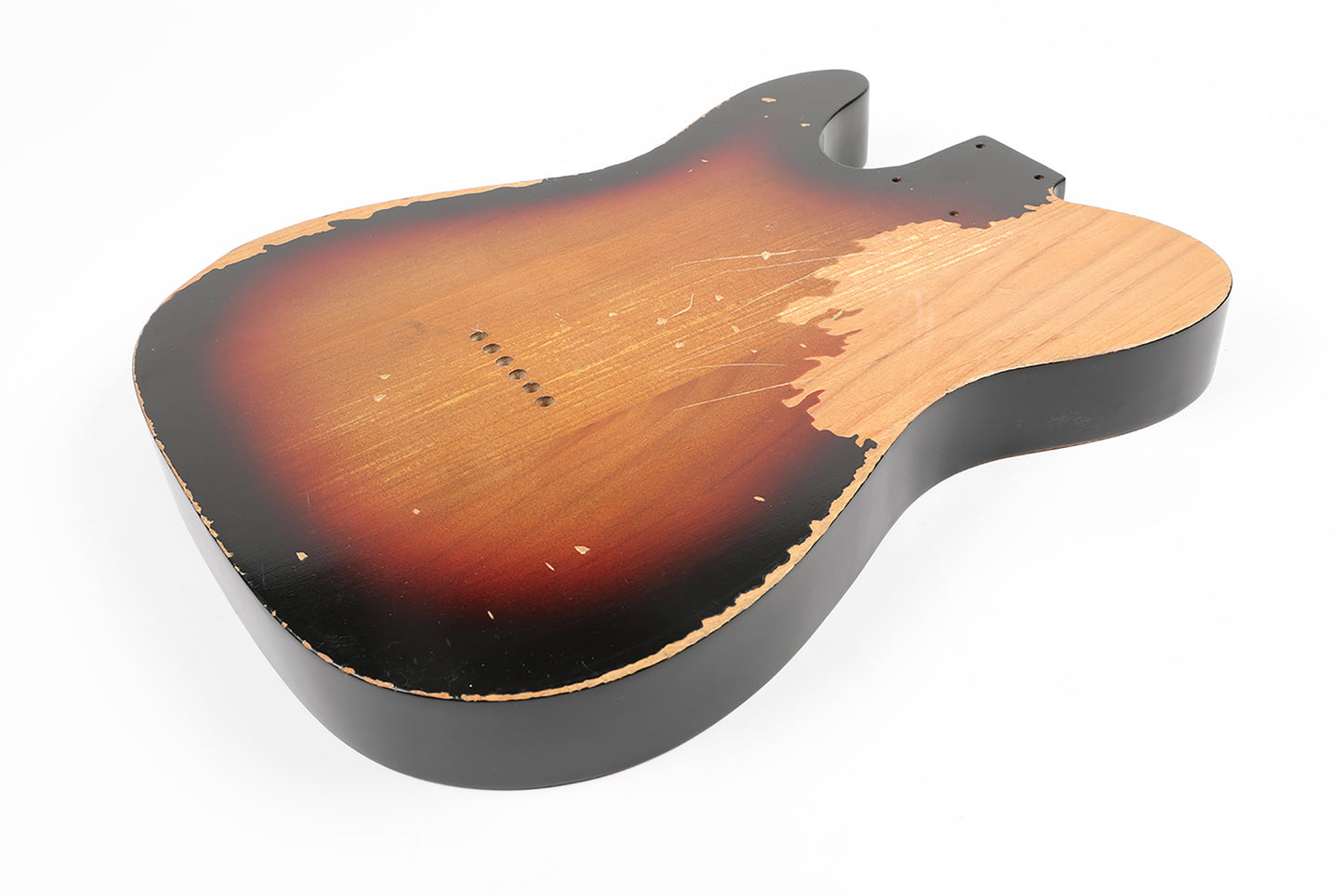 AE Guitars® T-Style Alder Replacement Guitar Body Relic Nitro Top Sunburst