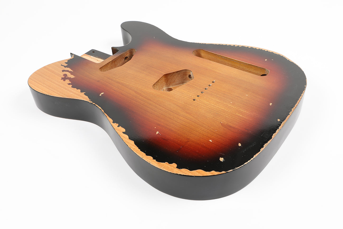 AE Guitars® T-Style Alder Replacement Guitar Body Relic Nitro Top Sunburst