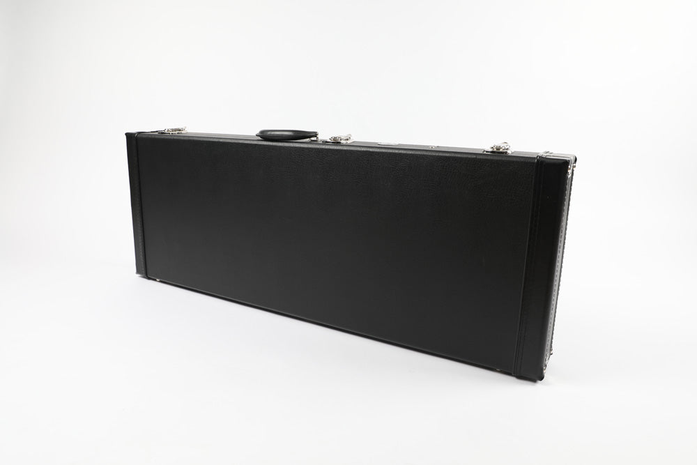 Allen Eden Black / Leopard Hard Shell Guitar Case for Strat / Tele Styles