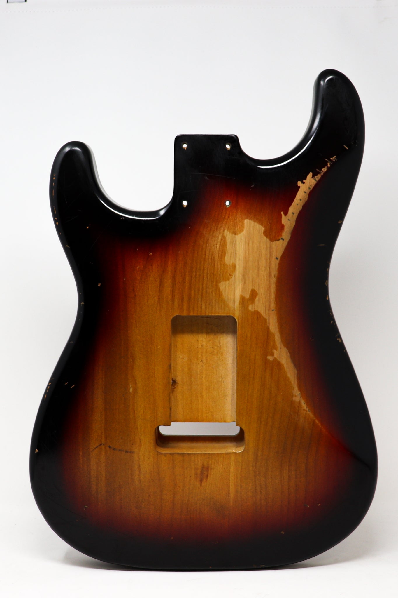AE Guitars® S-Style Alder Replacement Guitar Body Relic Nitro Top Sunburst