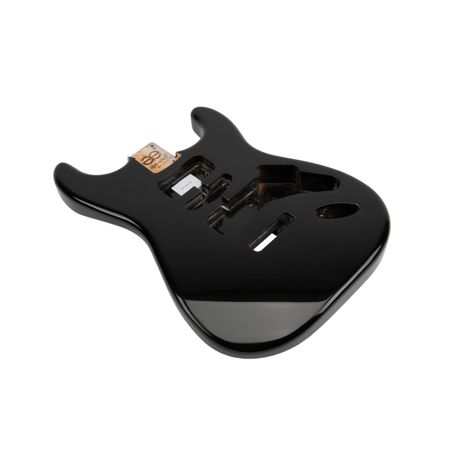 AE Guitars® S-Style Alder Replacement Guitar Body Black