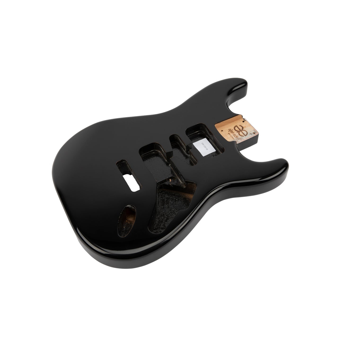 AE Guitars® S-Style Alder Replacement Guitar Body Black