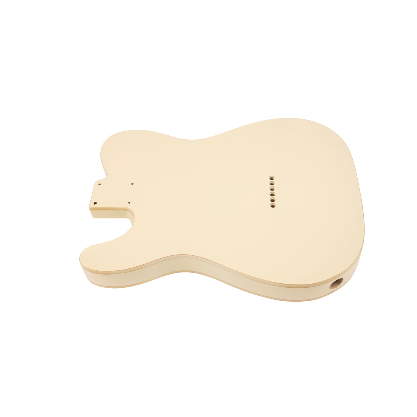 AE Guitars® T-Style Alder Replacement Guitar Body Vintage White with Binding
