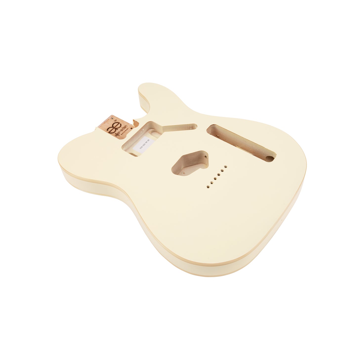 AE Guitars® T-Style Alder Replacement Guitar Body Vintage White with Binding