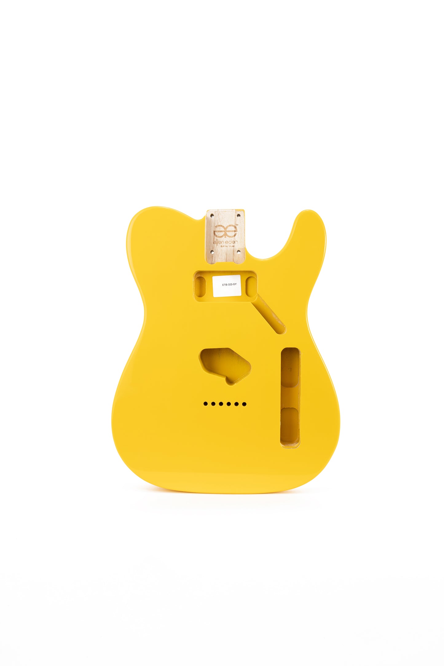 AE Guitars® T-Style Paulownia Replacement Guitar Body Graffiti Yellow