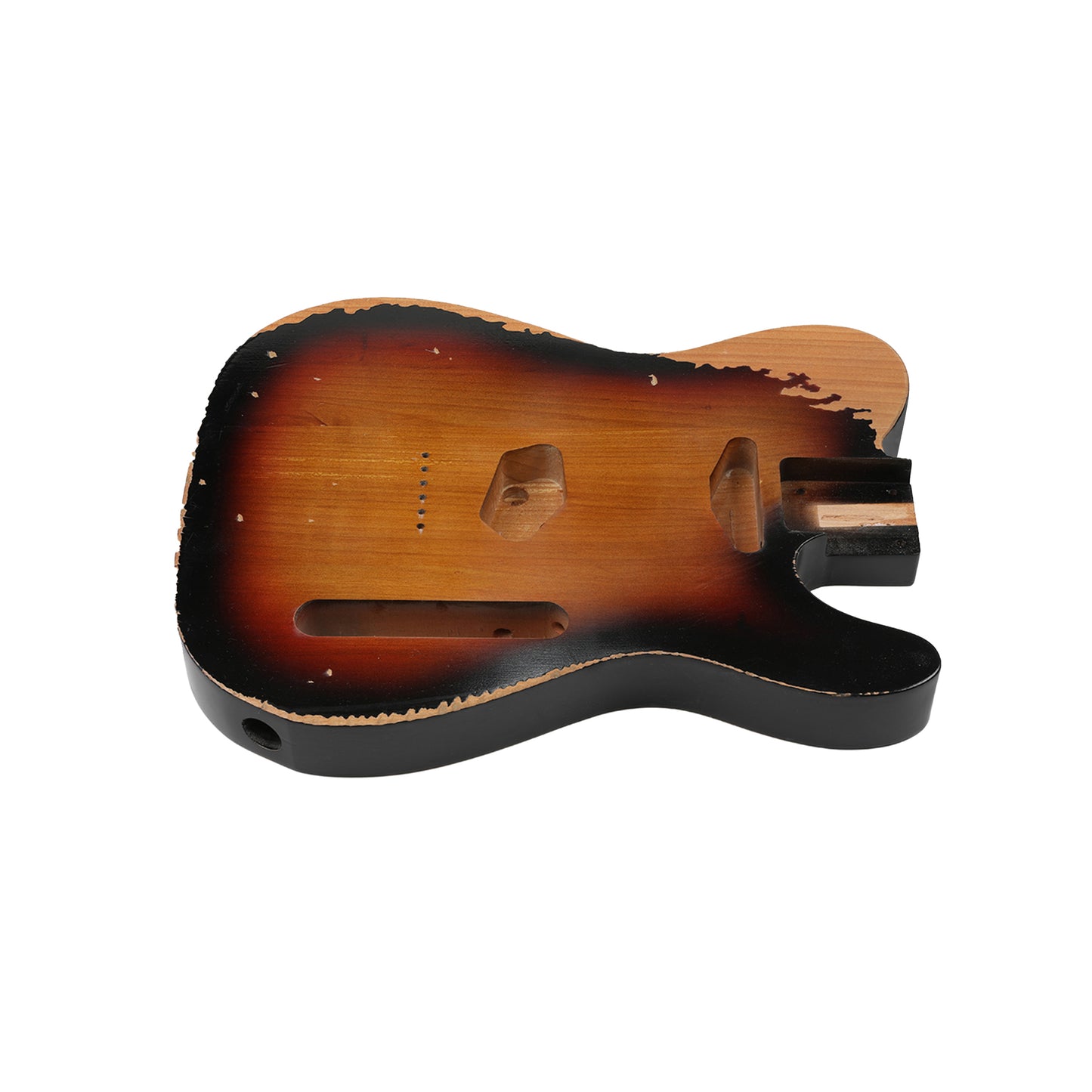 AE Guitars® T-Style Alder Replacement Guitar Body Relic Nitro Top Sunburst