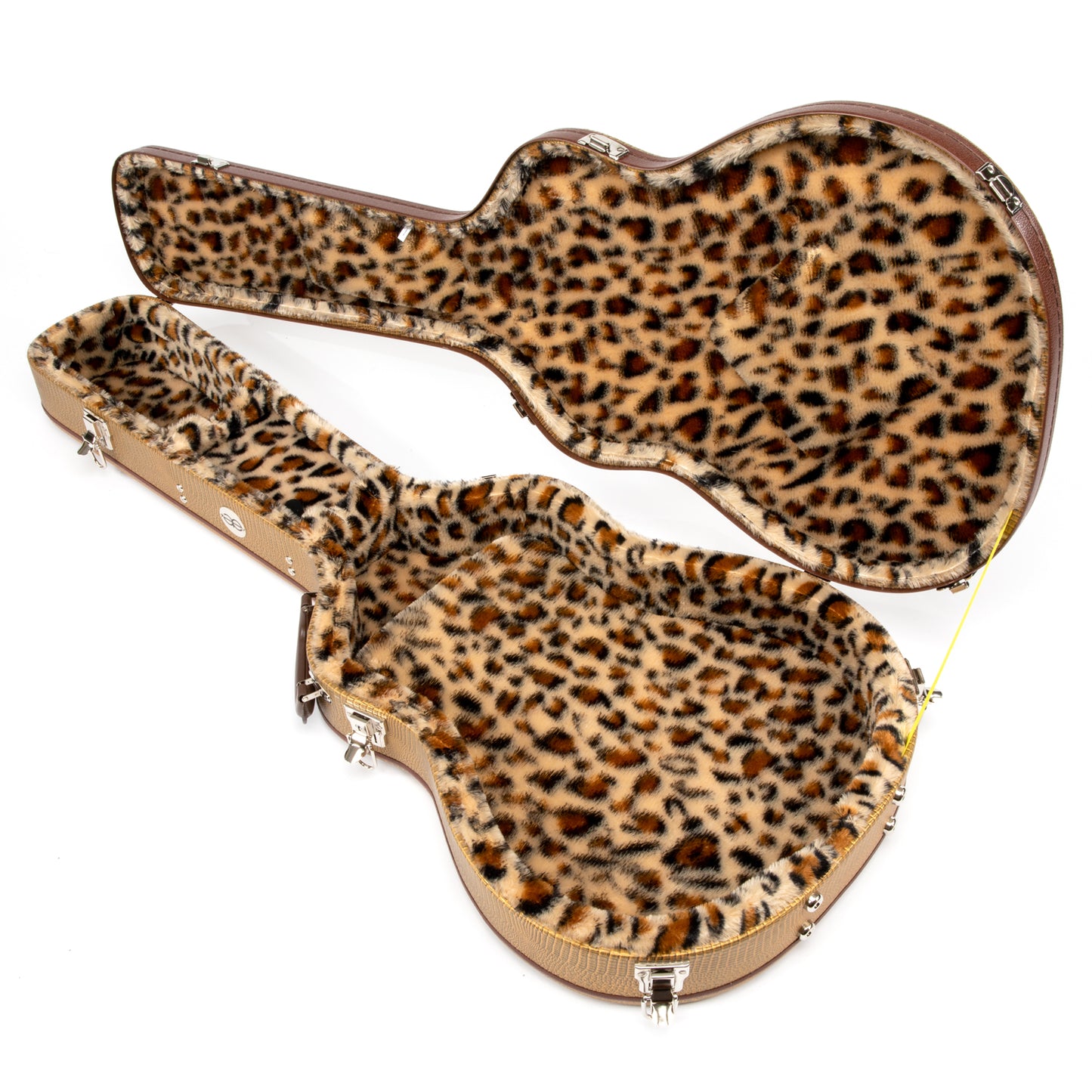 Allen Eden Alligator Leather 335 Case with Alligator Tolex/Leopard Interior