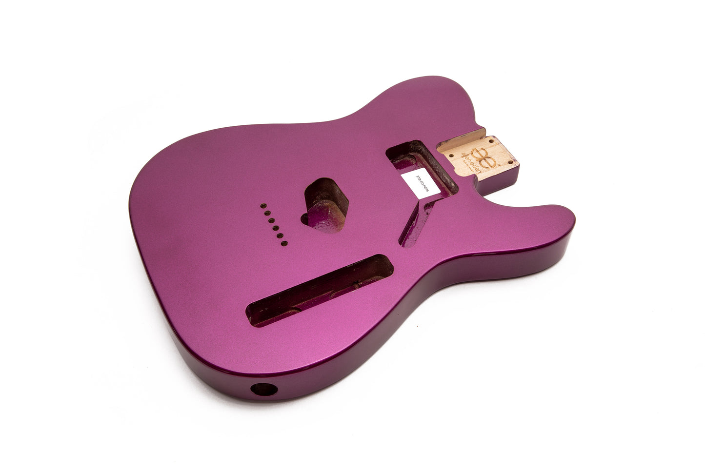 AE Guitars® T-Style Paulownia Replacement Guitar Body Purple Sparkle
