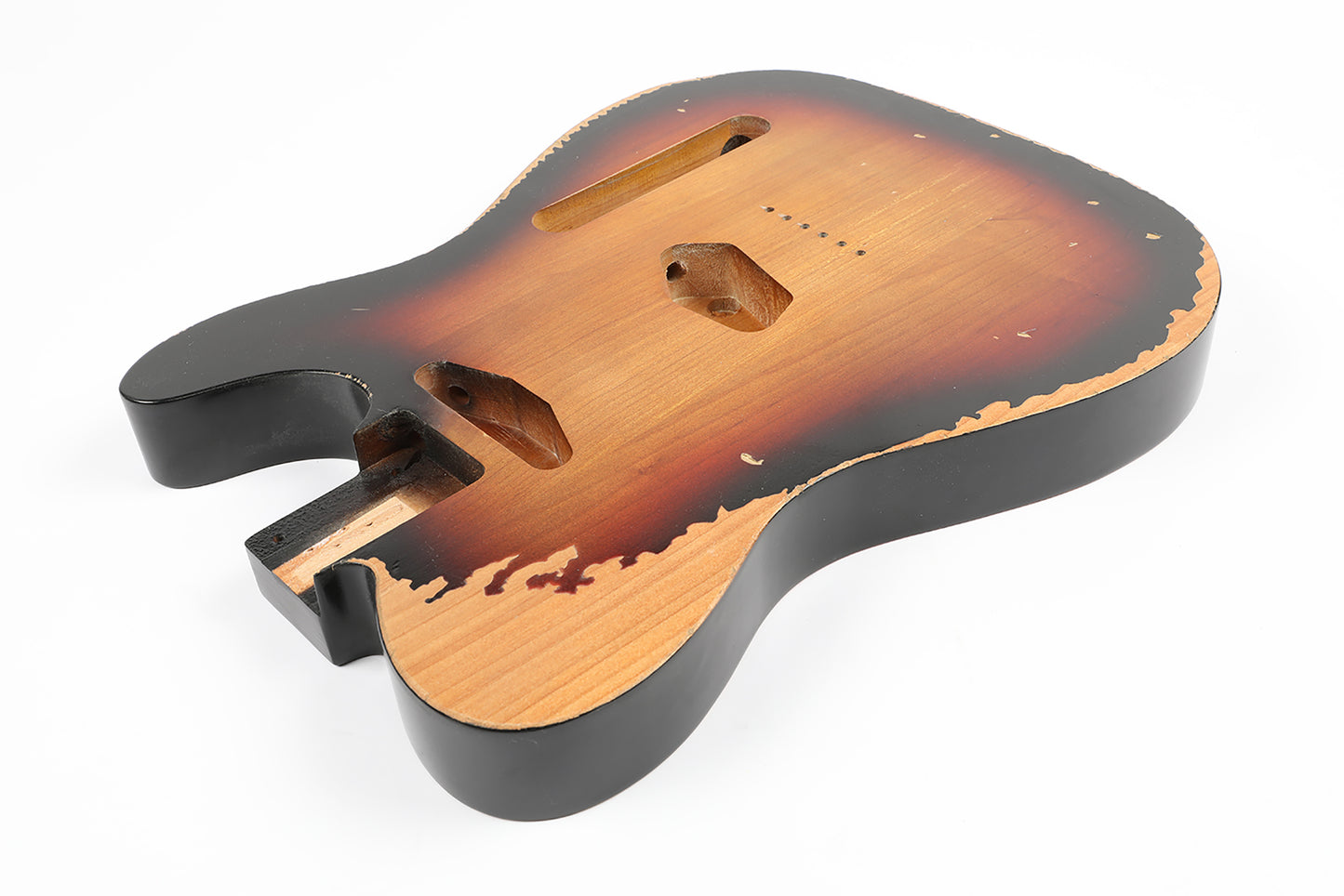 AE Guitars® T-Style Alder Replacement Guitar Body Relic Nitro Top Sunburst