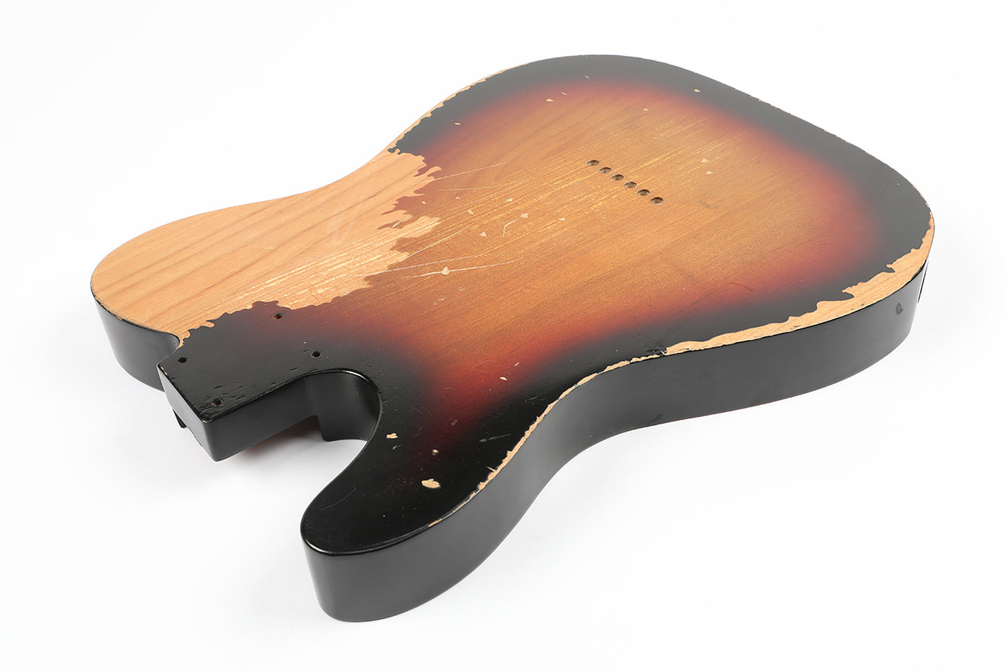 AE Guitars® T-Style Alder Replacement Guitar Body Relic Nitro Top Sunburst