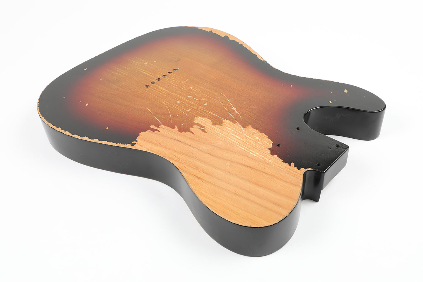 AE Guitars® T-Style Alder Replacement Guitar Body Relic Nitro Top Sunburst