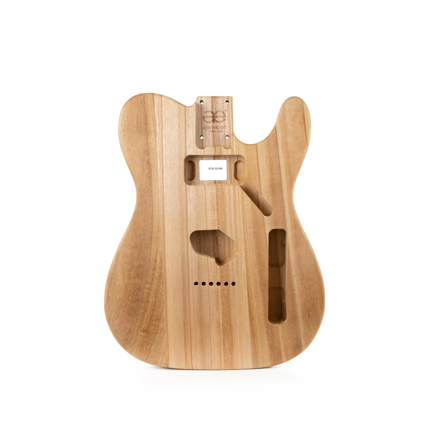 AE Guitars® T-Style Paulownia Replacement Guitar Body Natural Satin