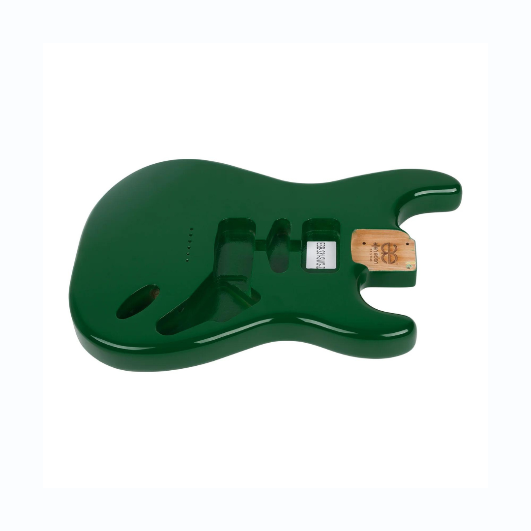 AE Guitars® S-Style Alder Replacement Guitar Body British Race Green