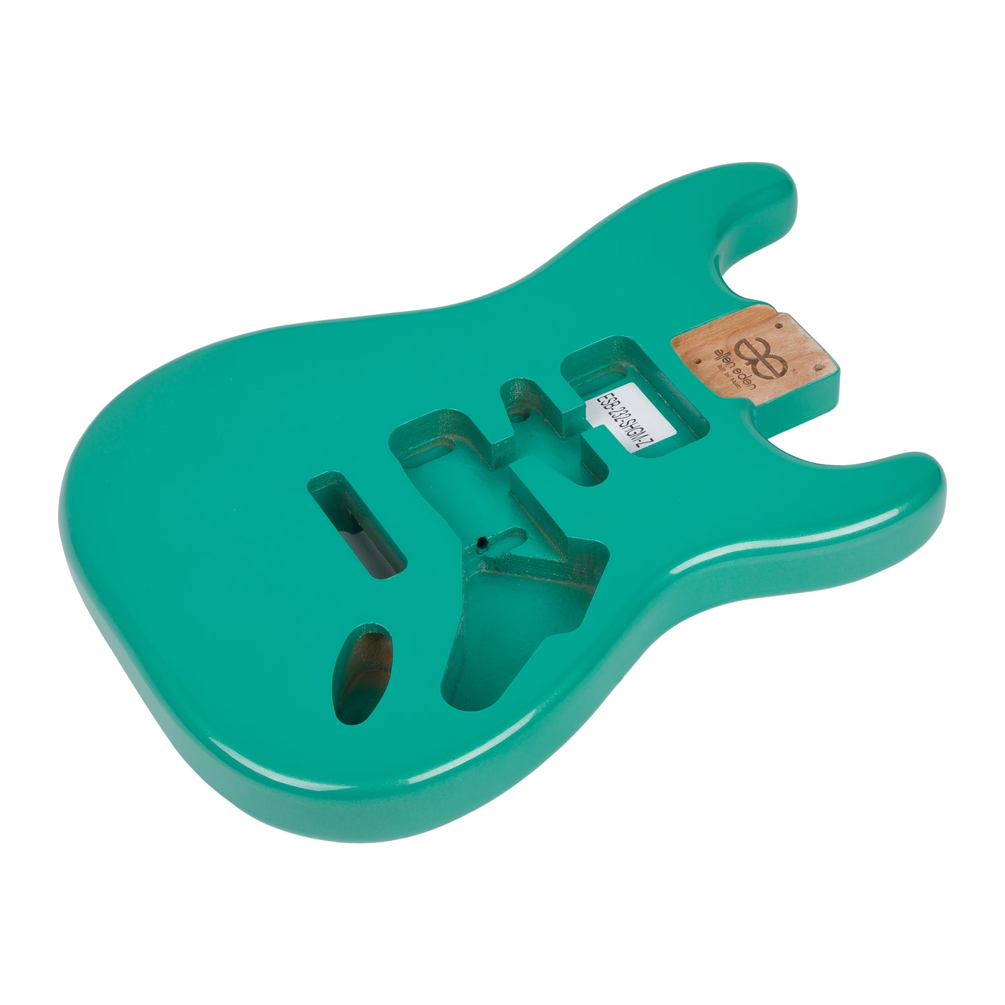 AE Guitars® S-Style Alder Replacement Guitar Body Sheerwood Green Metallic