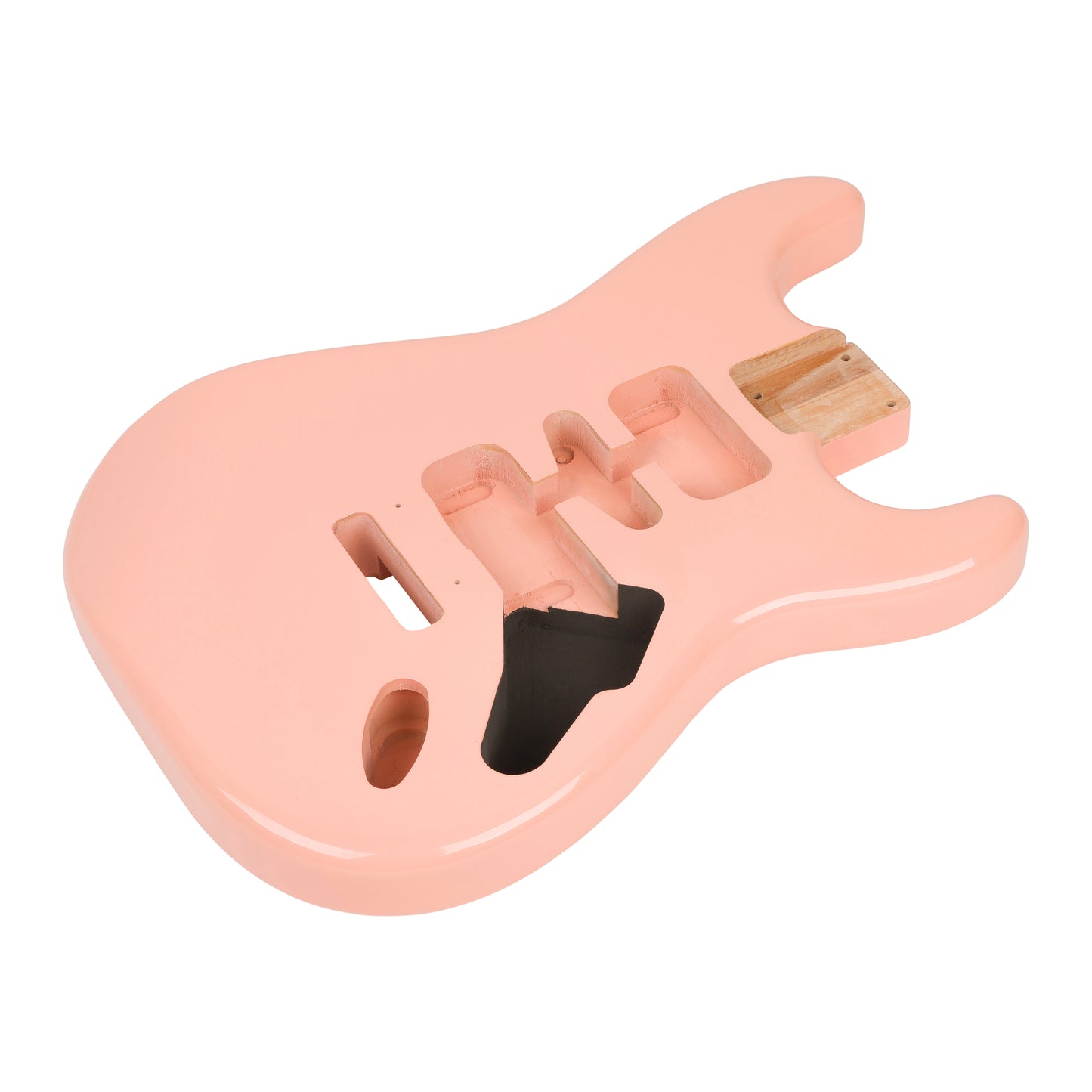 AE Guitars® S-Style Alder Replacement Guitar Body Shell Pink Nitro