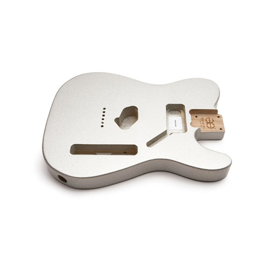 AE Guitars® T-Style Paulownia Replacement Guitar Body Silver Variant