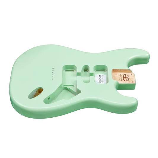 AE Guitars® S-Style Paulownia Replacement Guitar Body Seafoam Green