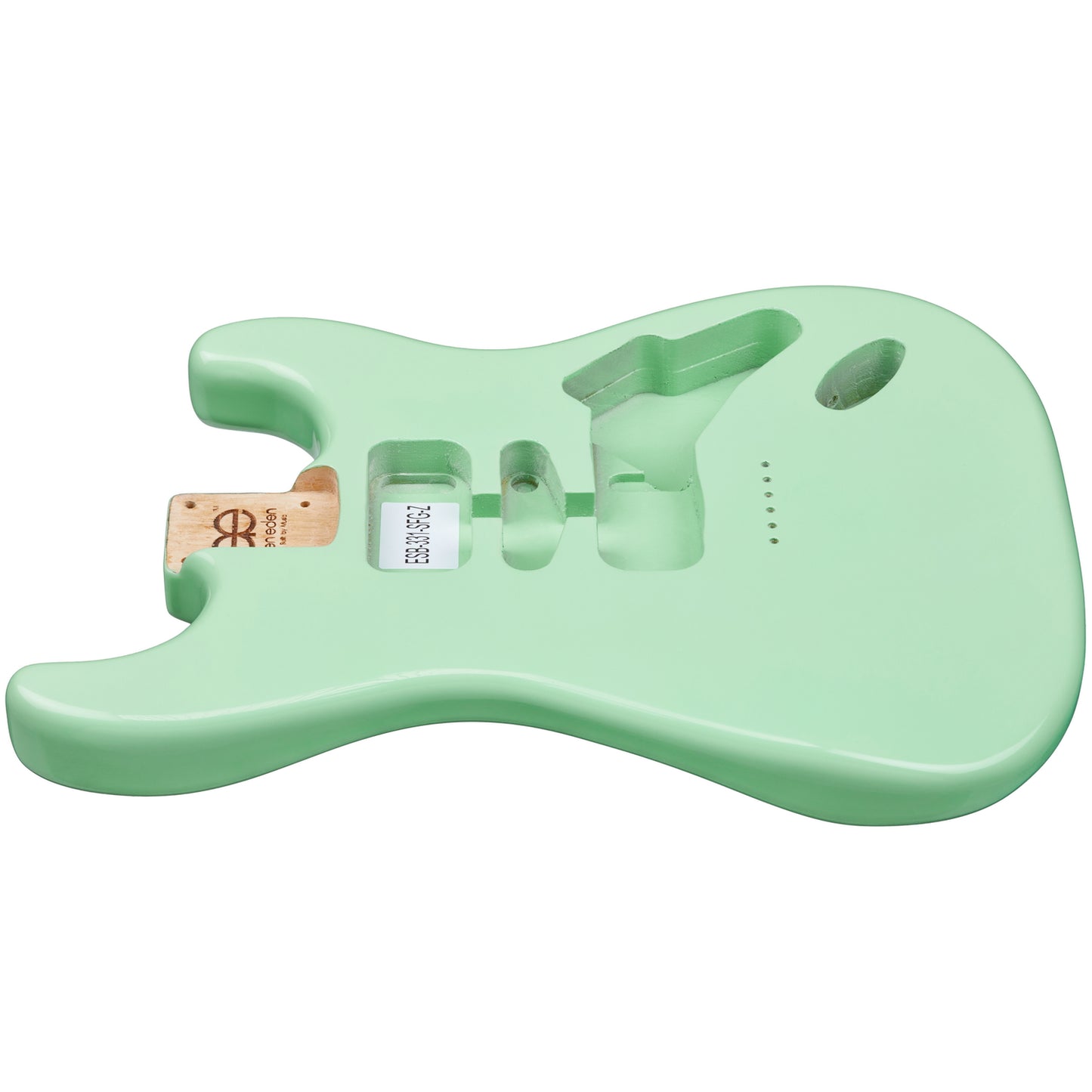 AE Guitars® S-Style Paulownia Replacement Guitar Body Seafoam Green