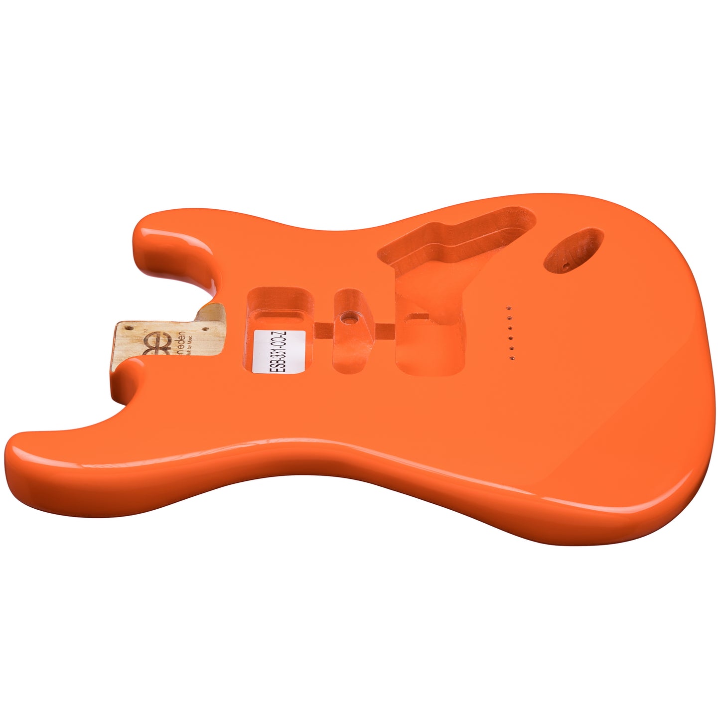 AE Guitars® S-Style Paulownia Replacement Guitar Body Capri Orange