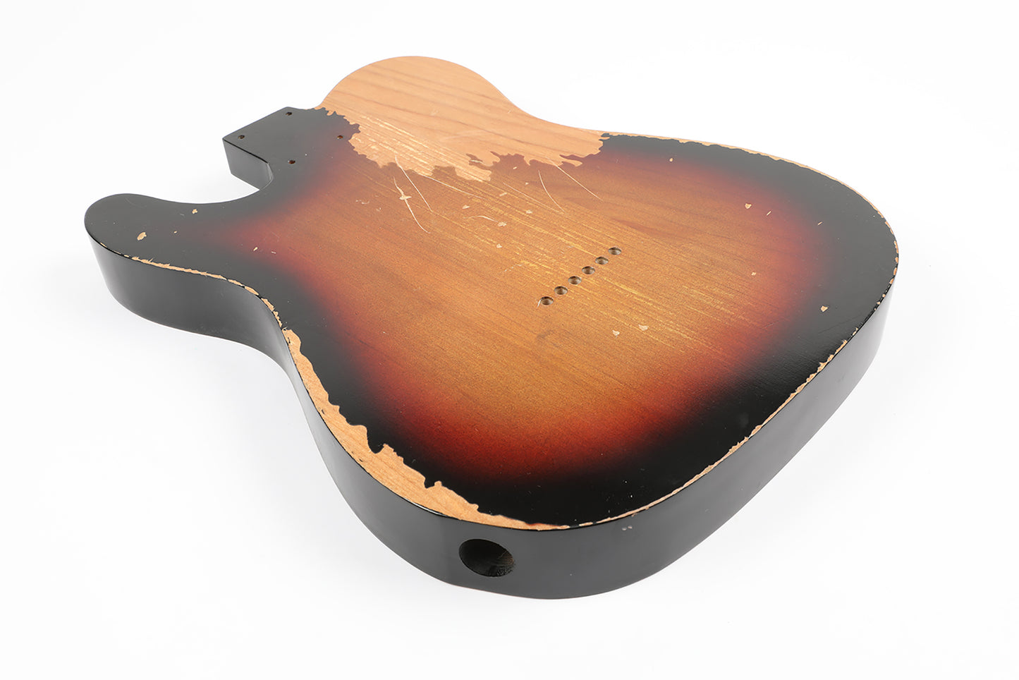 AE Guitars® T-Style Alder Replacement Guitar Body Relic Nitro Top Sunburst