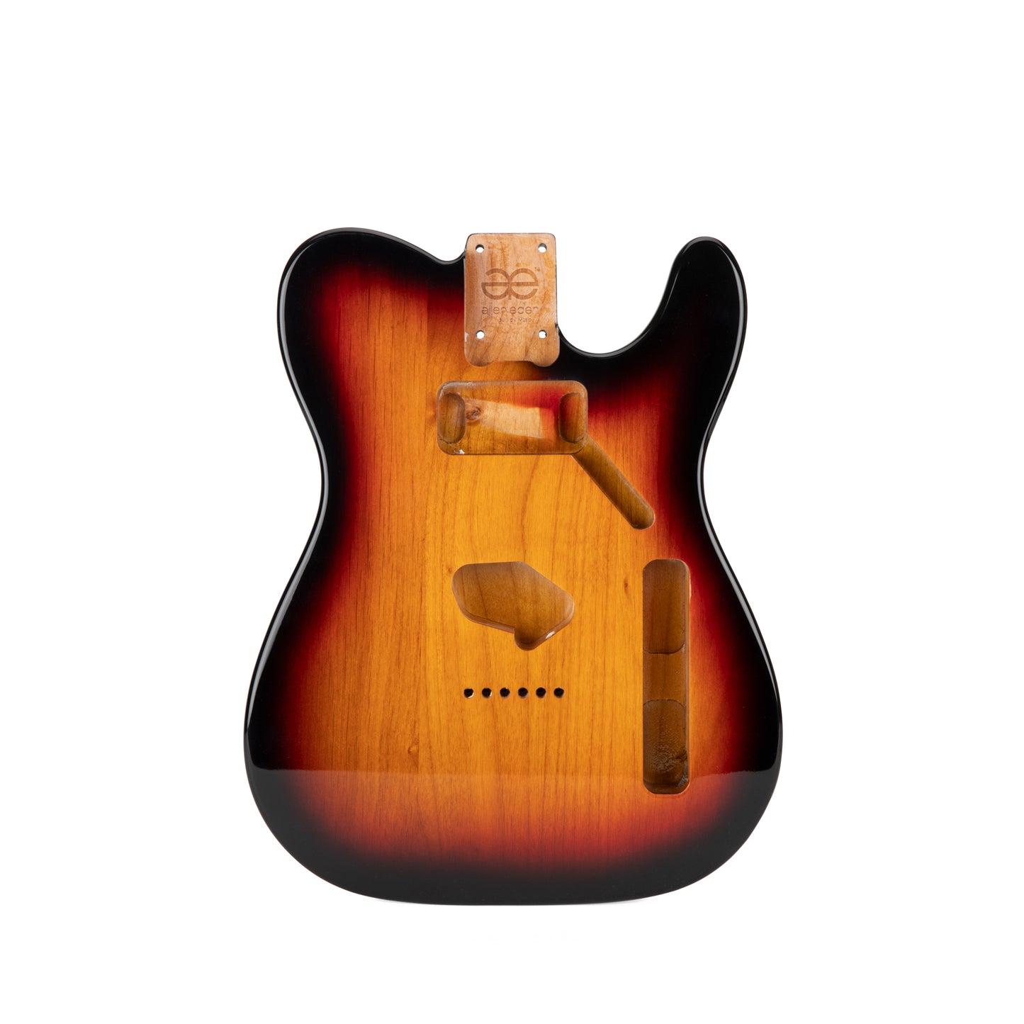 AE Guitars® T-Style Alder Replacement Guitar Body Nitro Top Sunburst