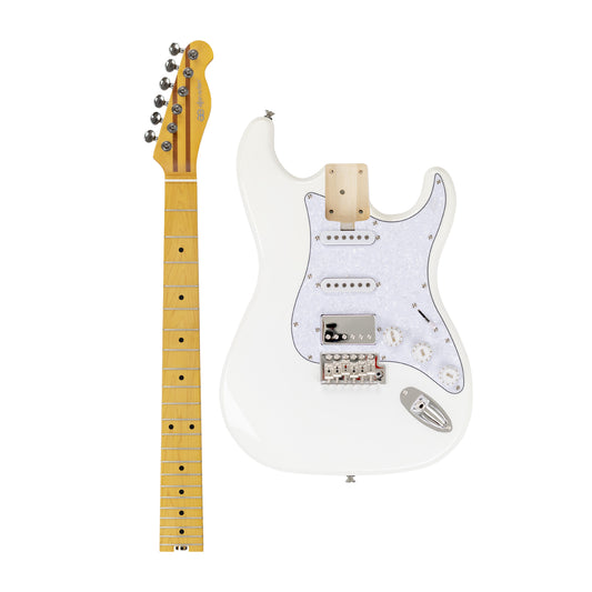 AE Guitars® Build Series Sepulveda Standard Vintage White (Maple Neck) Guitar Kit