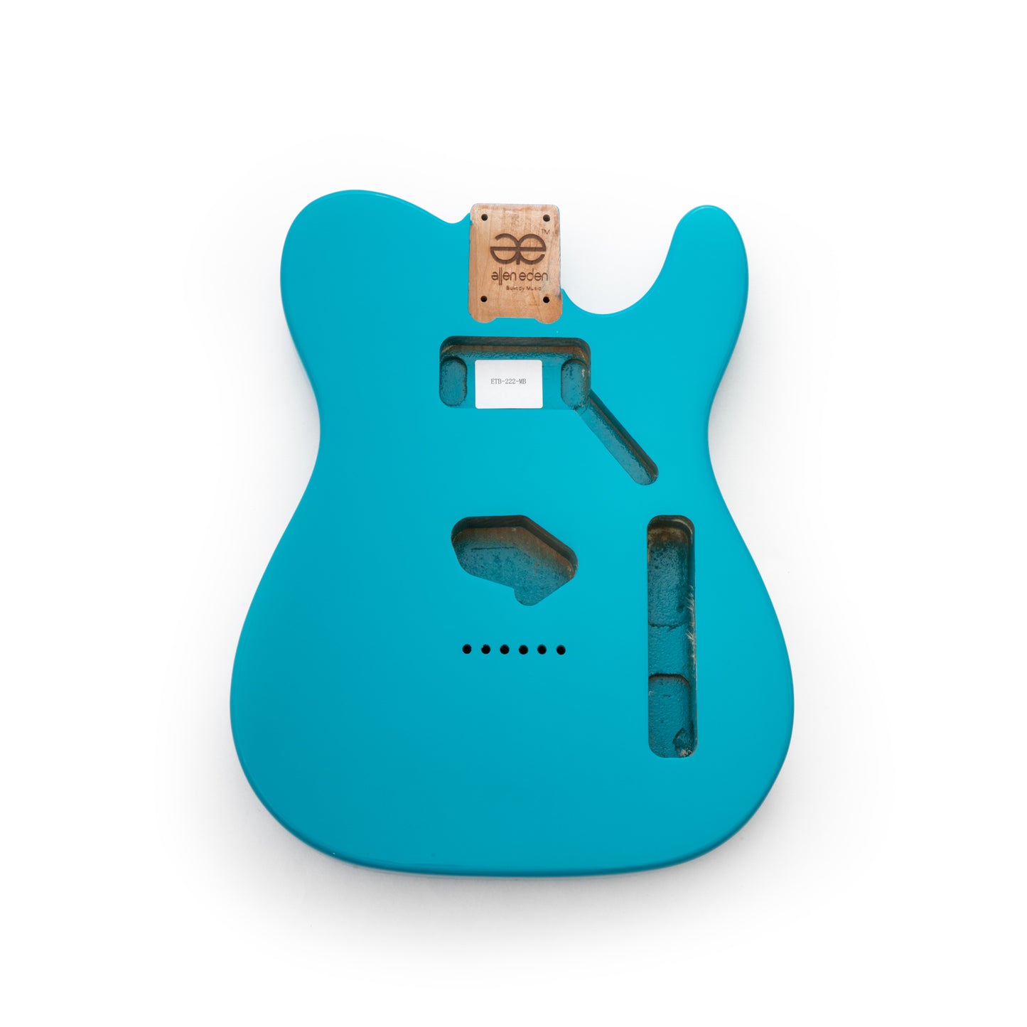 AE Guitars® T-Style Alder Replacement Guitar Body Miami Blue