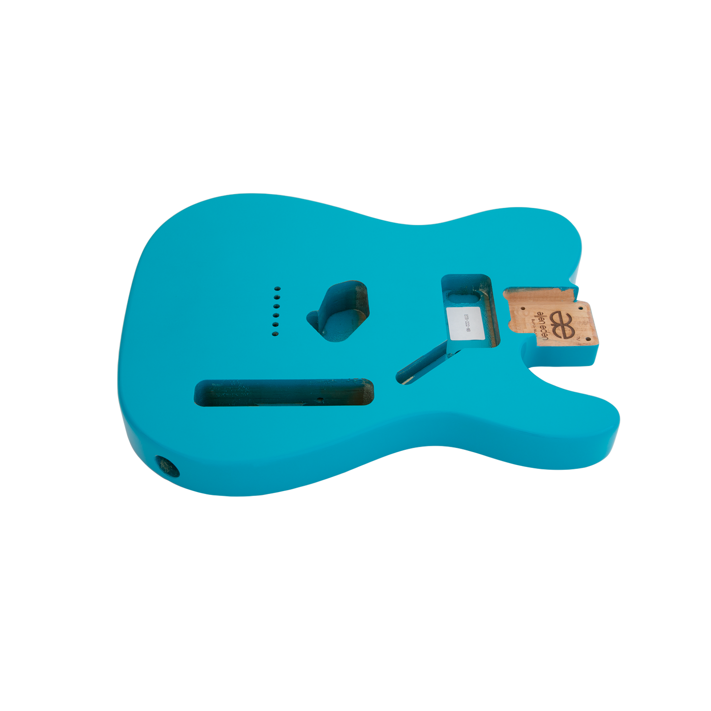 AE Guitars® T-Style Alder Replacement Guitar Body Miami Blue