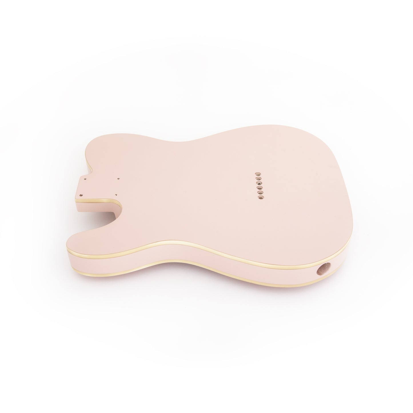 AE Guitars® T-Style Alder Replacement Guitar Body Shell Pink with Binding