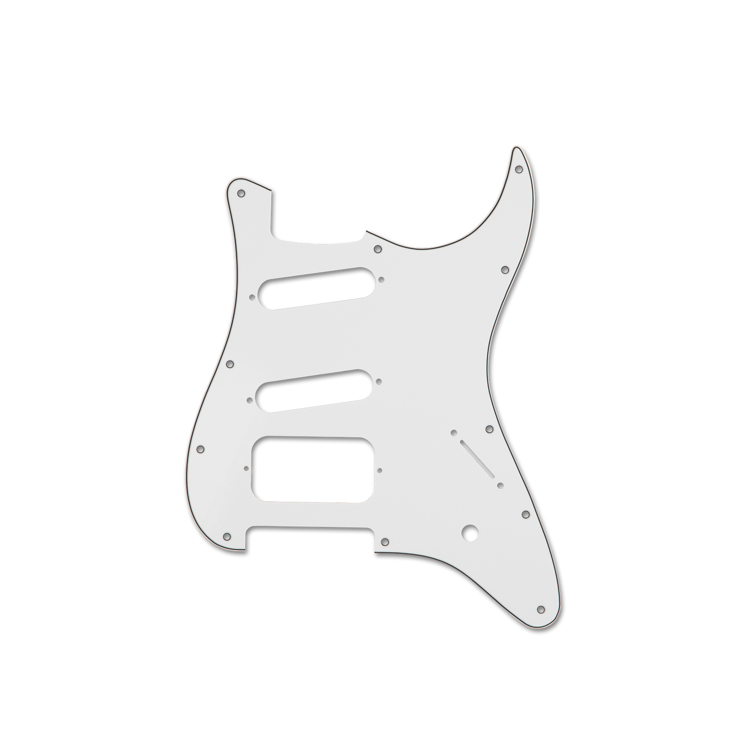 Jake E Lee Style White Pickguard for S-Style Guitar SSH