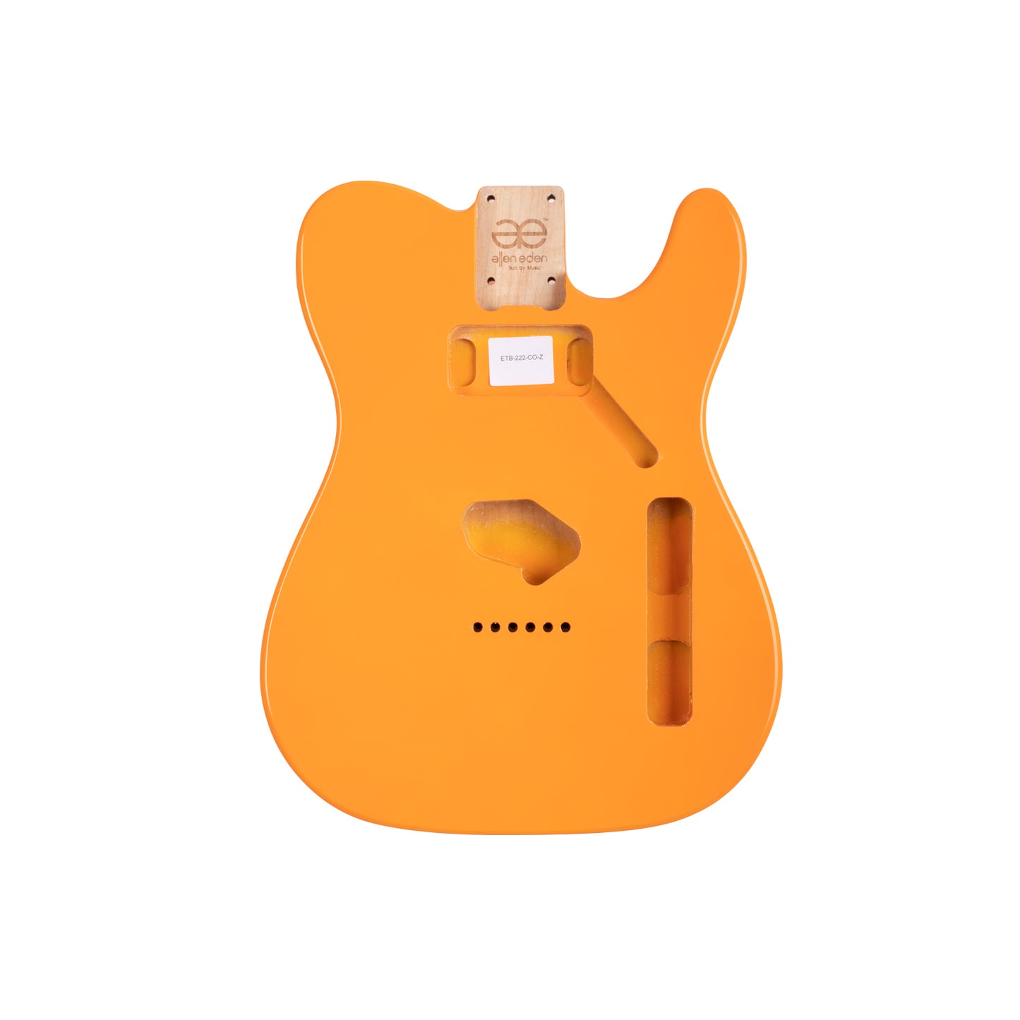 AE Guitars® T-Style Alder Replacement Guitar Body Capri Orange