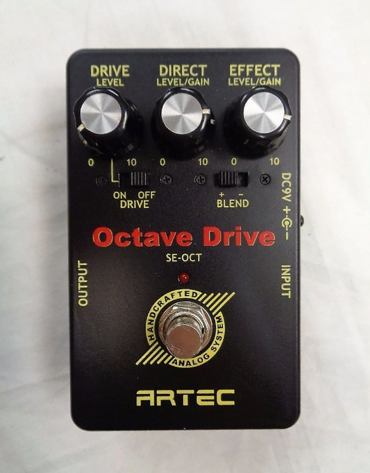 ARTEC Octave Drive Effects Pedal SE-OCT