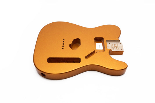 AE Guitars® T-Style Paulownia Replacement Guitar Body Gold Flake