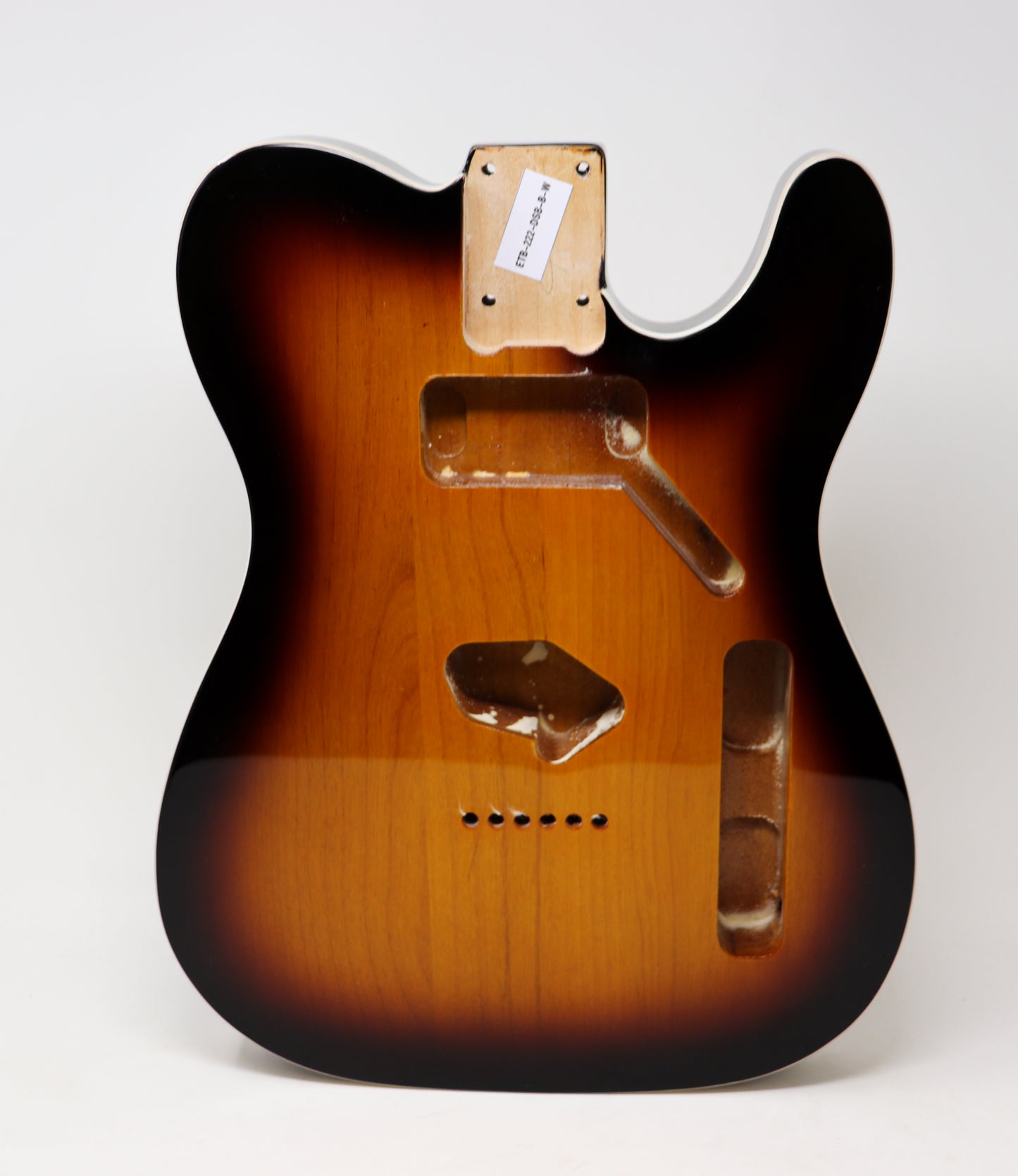 AE Guitars® T-Style Alder Replacement Guitar Body Dark Sunburst with Binding